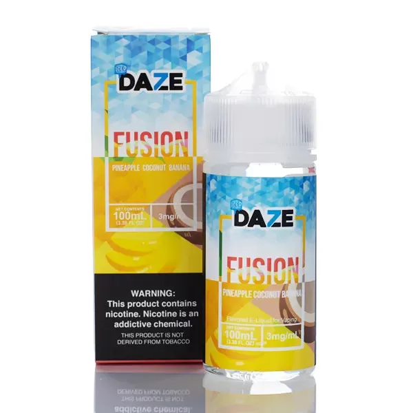 7 Daze Fusion TFN - Pineapple Coconut Banana ICED - 100ml - 6mg