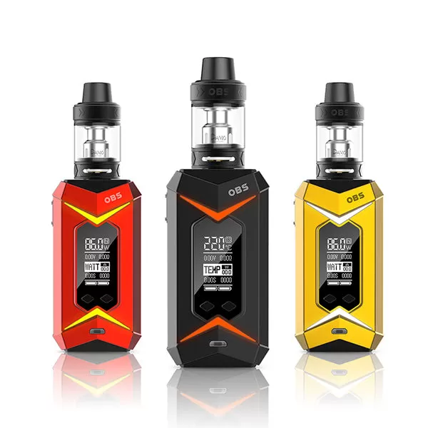 OBS Bat 218W Starter Kit with Damo Sub Ohm tank (5ML) - Yellow - Image 2