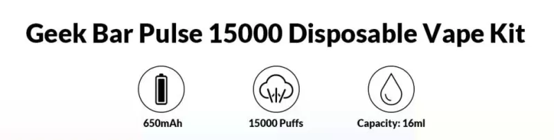Geek Bar Pulse 15K Disposable Device - 15000 Puffs - Berry Bliss (Zodiac Edition) - Image 2