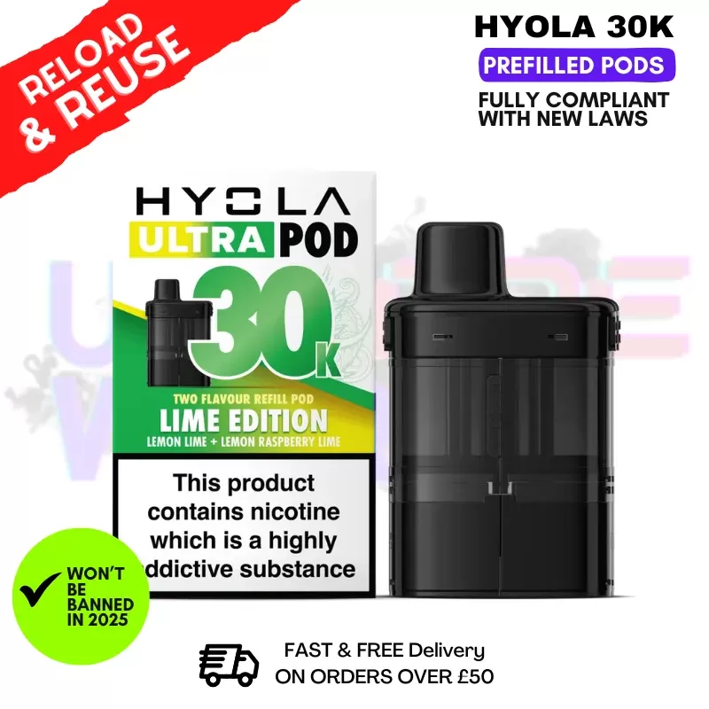 Lime Edition Hyola 30K Replacement Pods