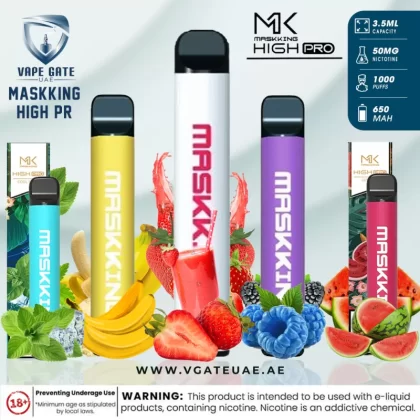 Maskking High PRO (Buy 2 Get 1 FREE) Disposable 1000 Puffs - Pineapple Lemonade