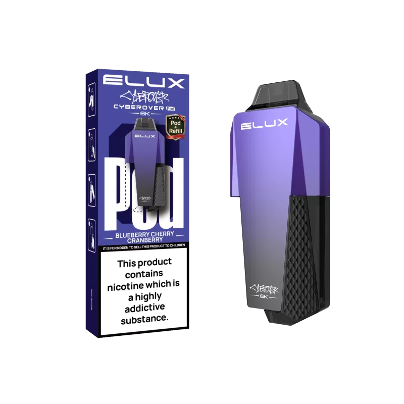 Elux Cyberover 6K Prefilled Pods - Blueberry Cherry Cranberry - Image 2