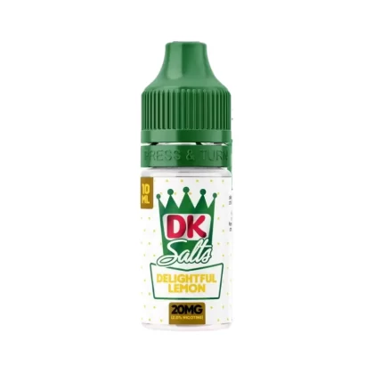 Donut King DK Delightful Lemon Nic Salt Vape Juice - 10 Pack - Strength 20mg