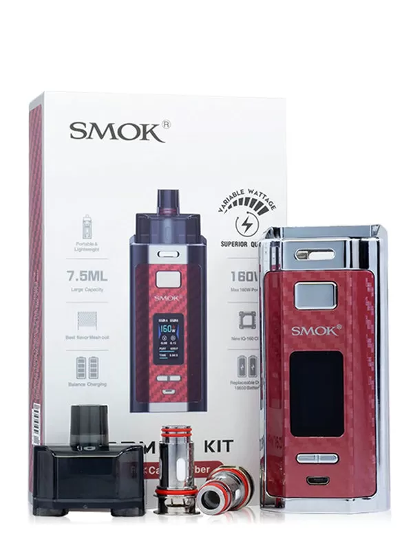 Smok RPM160 160W Pod Kit - 7 Colour Carbon Fiber / Yes - Image 2