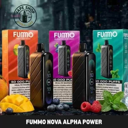 Fummo Nova Alpha Power 50000 Puffs 20MG nicotine Buy in Dubai - Vapeshopdubaiuae