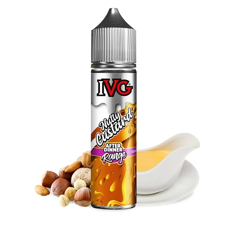 Nutty Custard Shortfill E-Liquid by IVG – 50ml