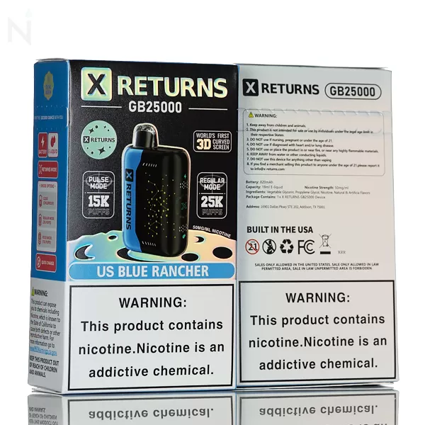 Pulse X Returns 25000 Puff Disposable Vape - US Grapefruit Refresher - Image 2