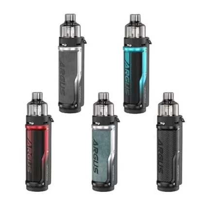 VOOPOO Argus Pro 80W Pod Kit 3000mAh With PNP Tank - Color#Carbon Fiber & Black>Denim & Silver>Litchi Leather & Red>Litchi Leather & Blue>Vintage Grey & Silver>Deep Sea &Cyan>Dark Coffee &Ti