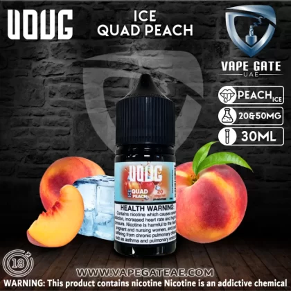 VOUG ICED QUAD PEACH SALTNIC 30ML - 20 mg / 30 ml