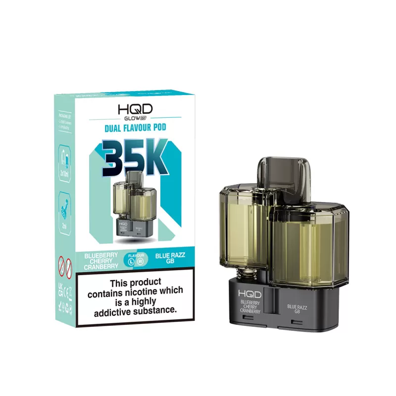 HQD Glow Air 35K Prefilled Pods - Bear / Rainbow - Image 3