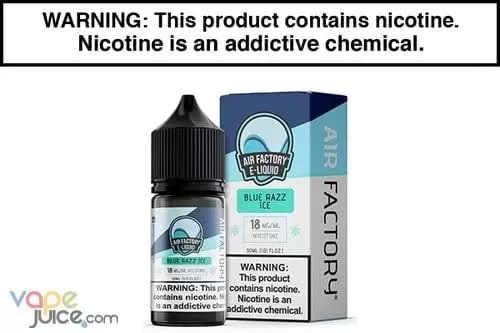 BLUE RAZZ ICE BY AIR FACTORY SALT 30ML - Vapejuice