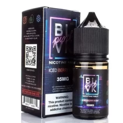 BLVK Pink Series Nicotine Salt – Iced Kiwi Berry - Vapexotic In