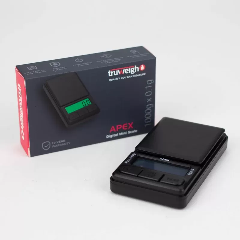 Truweigh | APEX Digital Mini Scale – 1000g x 0.1g