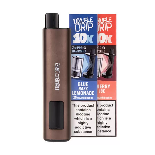 Double Drip 10K Prefilled Pod Kit Bundle - Lemon and Lime