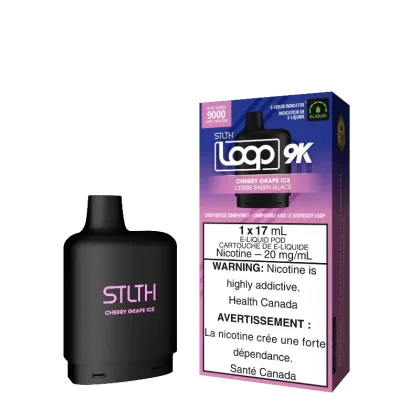 STLTH Loop 9K Cherry Grape Ice Pod