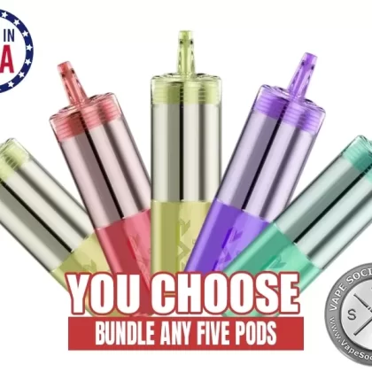 [5-Pack] EVR Fog 100K Refillable Pod Bundle