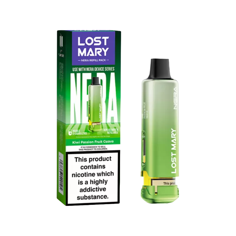 Kiwi Passion Fruit Guava Lost Mary NERA15K Refill Pack - 20mg - Vape Product