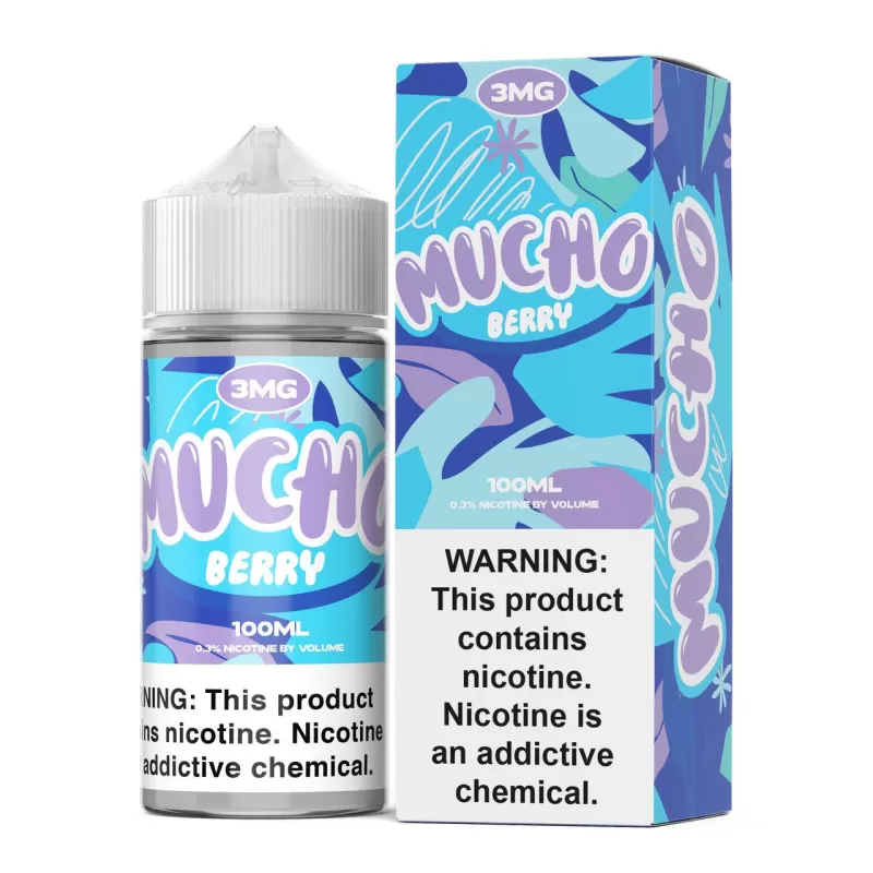 Mucho E-Liquid 100ml - Strawberry / 0mg - Vapeciga
