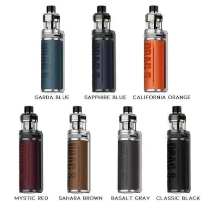 VooPoo Drag S Pro 80W TPP-X Pod Mod Kit - Color#Basalt Gray>California Orange>Classic Black>Garda Blue>Mystic Red>Sahara Brown>Sapphire Blue (5BCEE6)