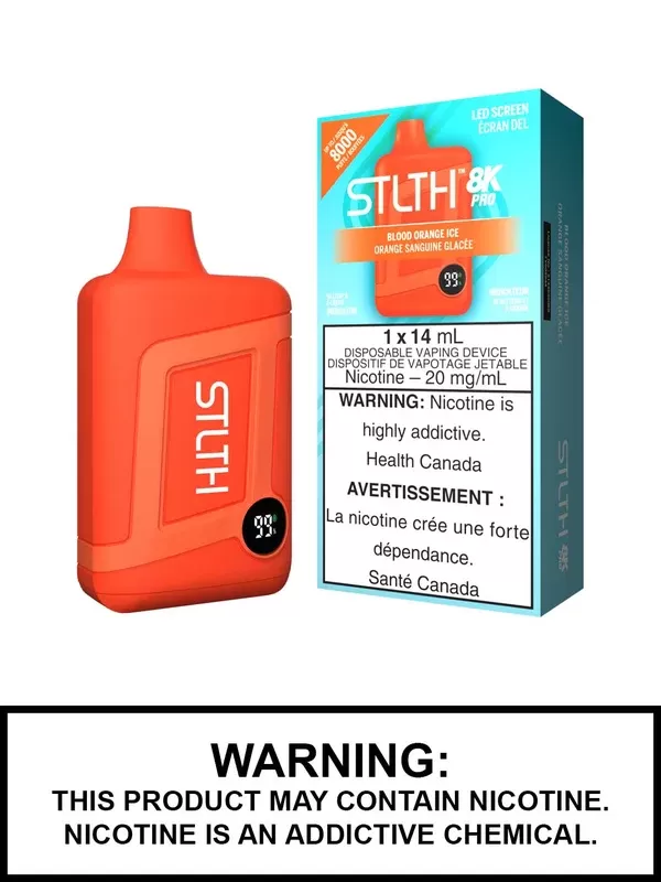Blood Orange Ice STLTH 8K Pro Disposable Vape
