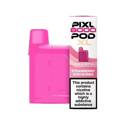 Strawberry Kiwi Bubba Pixl 8000 Refill Pack - Ecigwizard