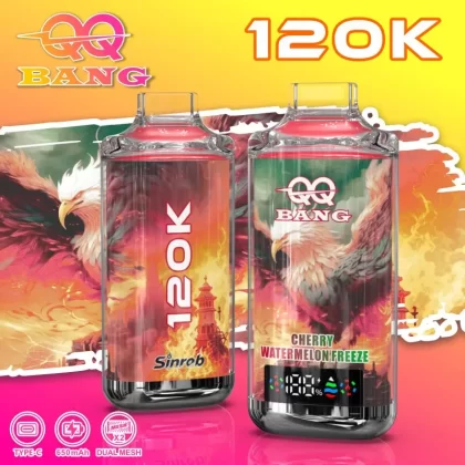 Bang QQ 120K | 120000 puffs, mesh coil, 12 options, 40ml long-lasting, bulk disposable vape - Aiviouvapes