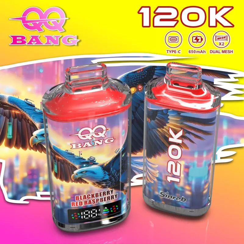 Bang QQ 120K | 120000 puffs, mesh coil, 12 options, 40ml long-lasting, bulk disposable vape - Aiviouvapes - Image 2