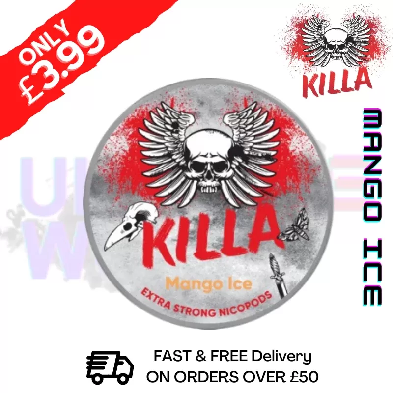 Mango ICE Killa Nicotine Pouches NicoPod Nic Pouch (16.5mg)