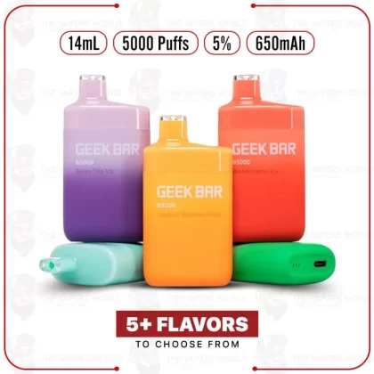 Geek Bar B5000 Disposable Vape - Thevapersworld