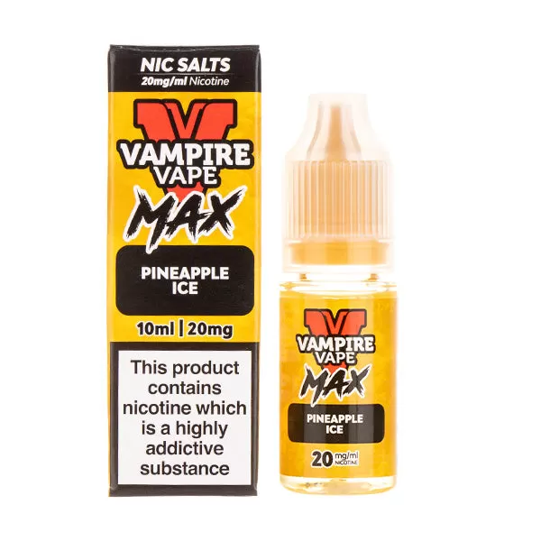 Pineapple Ice Nic Salt E-Liquid by Vampire Vape Max - Vapesuperstore Co - Image 2