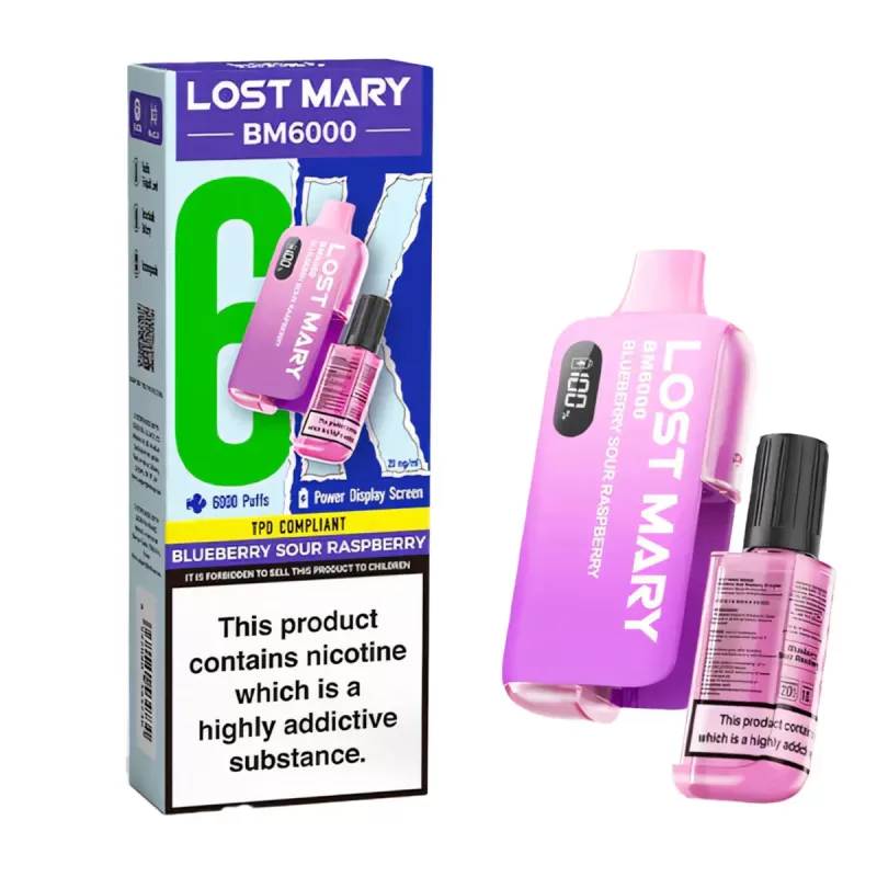 Lost Mary BM6000 Prefilled Pod Kit - Cherry Berry (New)