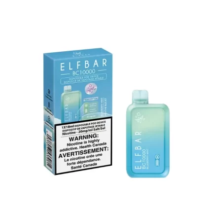 Elf Bar (BC 10K) Blueberry Mint Disposable Vape