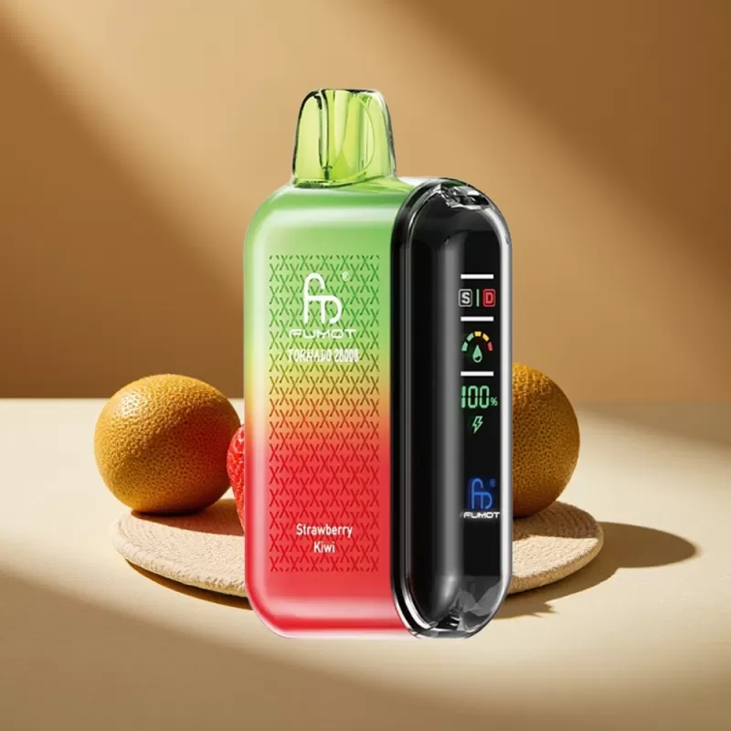 Fumot Tornado 20000 Puffs Dual Mesh Strawberry Kiwi Disposable Vape