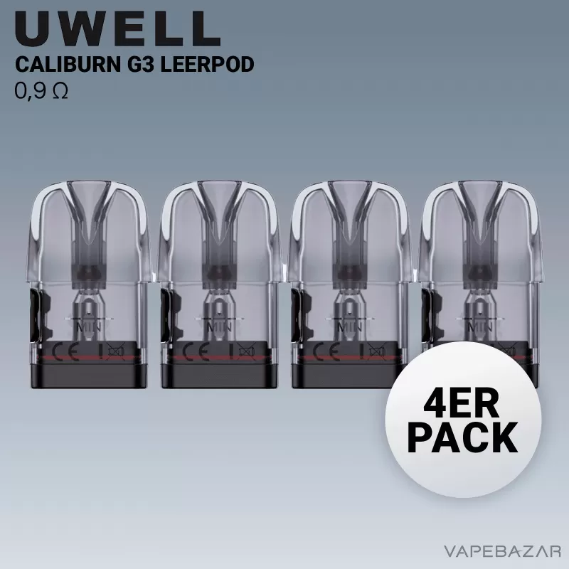 UWELL Caliburn G3 Refillable Pods – 0,9 Ohm - Vape Product (3C371D)
