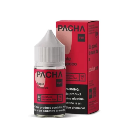 Pacha Salt Apple Tobacco eJuice - Vape Product; Vape Product, Vape Product