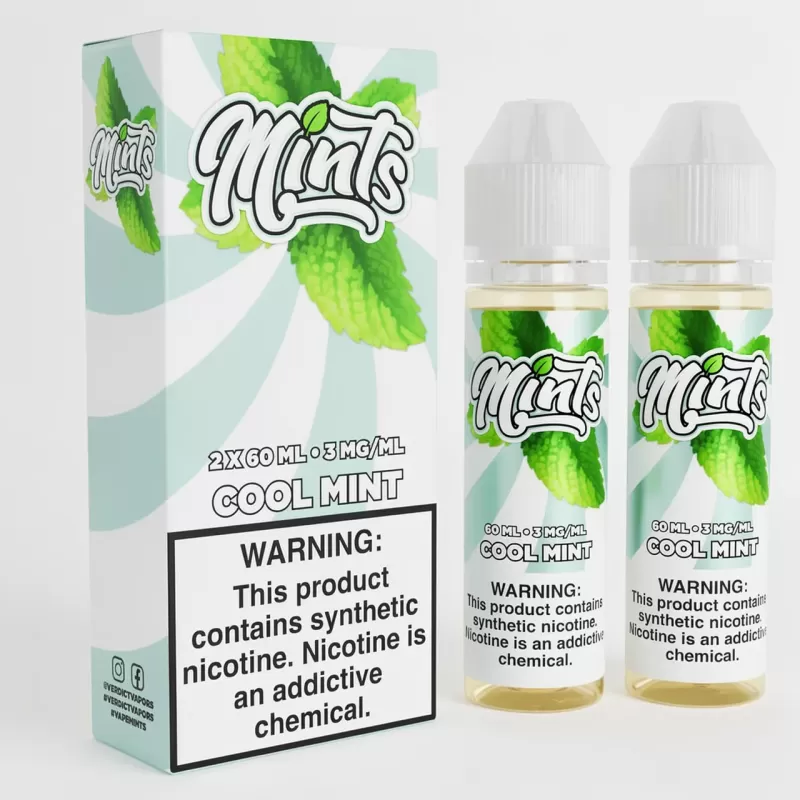 Cool Mint – Mints Vape Co. – 120mL – 70% VG Icy Mint