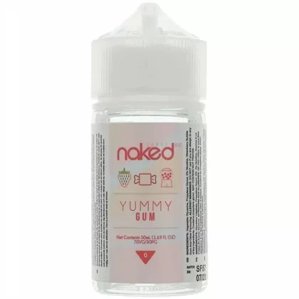 YUMMY GUM E LIQUID BY NAKED 100 – 50ML 70VG