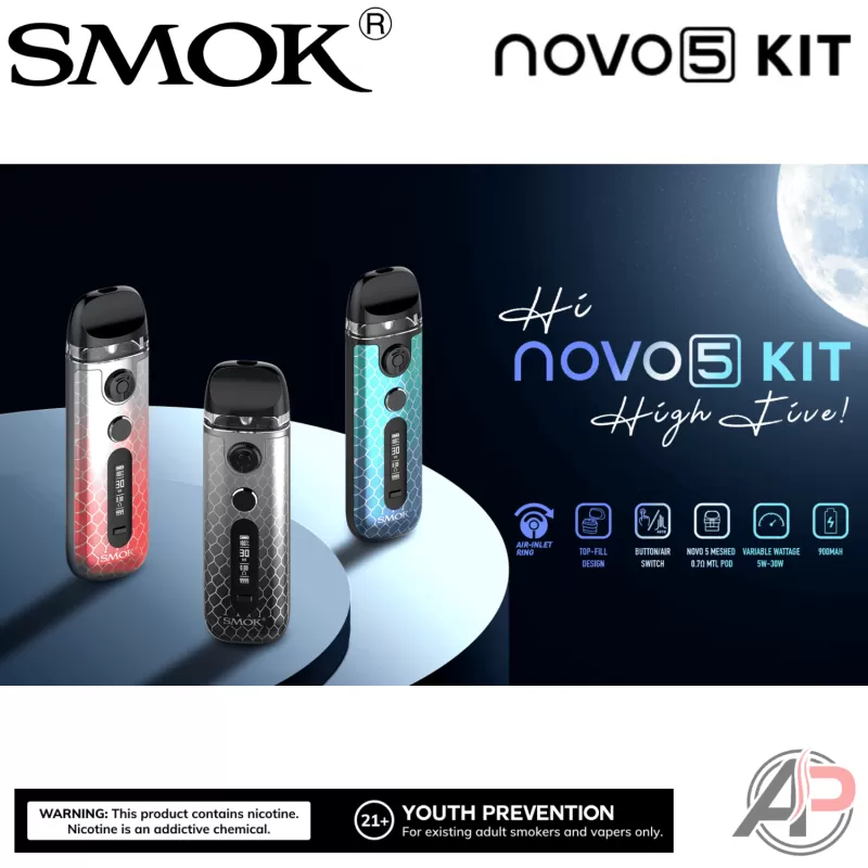 Smok Novo 5 Pod System Starter Kit Device - Image 2