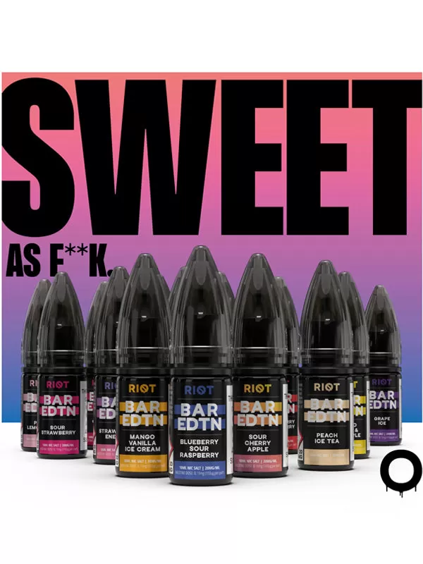 Grape Ice BAR EDTN Riot Squad Nic Salt E-Liquid - 5mg - Image 2