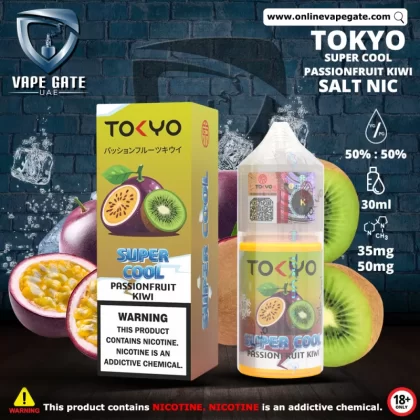 Tokyo Super Cool Passionfruit Kiwi Saltnic 30ml