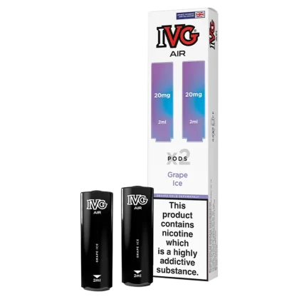 Grape Ice IVG Air Replacement Pods - Vapeshop Co