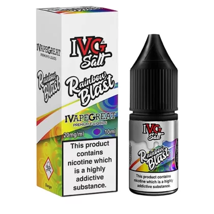 IVG Rainbow Blast Nic Salt E-Liquid - 10mg
