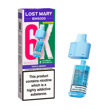 Triple Berry Lost Mary BM6000 Refill Pack - Ecigwizard