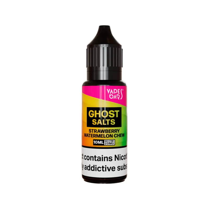 Vapes Bars Ghost Salts Strawberry Watermelon Chew Nic Salt - 10 Pack - 10mg