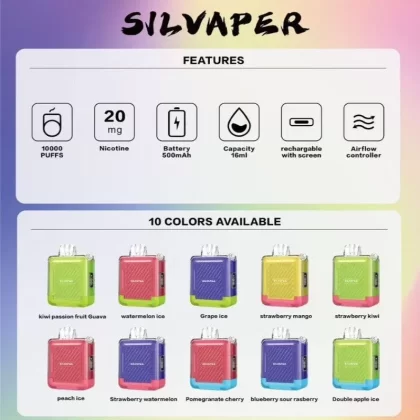 SILVAPER 10000 PUFFS