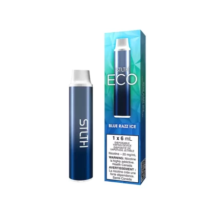 Stlth Eco Disposable - Blue Razz Ice, Polar Mint (F229DE)