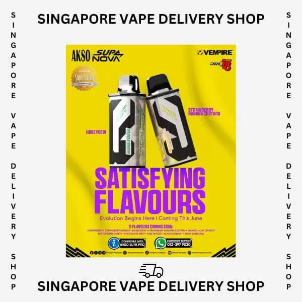 Akso Supa Nova 12000 Puffs - Starter Kit (Device + Cartridge) / Berry Bang - Image 2