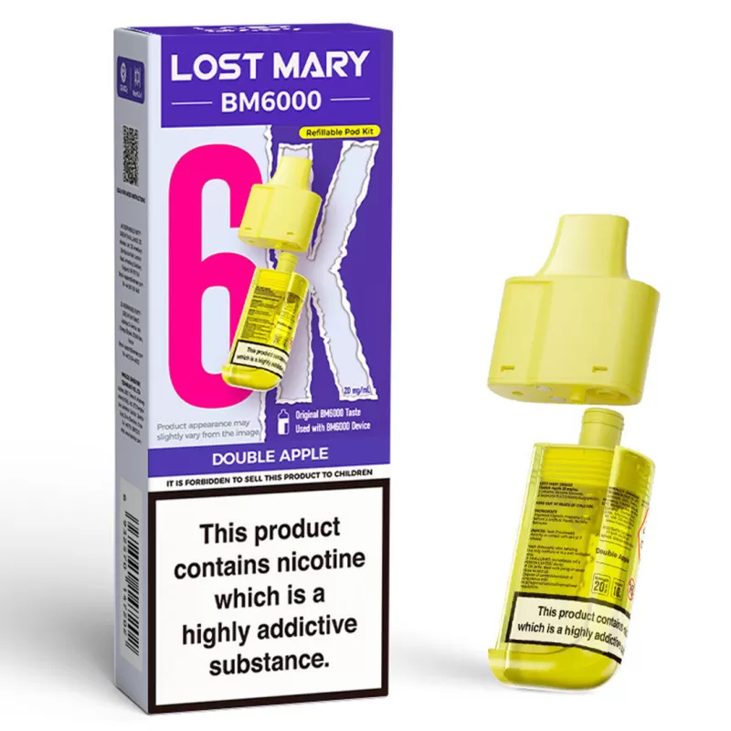 Lost Mary BM6000 Prefilled POD 0mg ZERO - Triple Melon