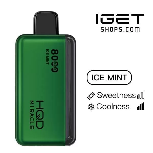HQD Miracle 8000 – Ice Mint - Vape Store