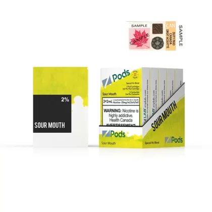 Zpods STLTH Compatible -SM (Crystal Sling) - Nicotine#Supreme Nic Blend - 20MG with 50 MG Throat HitOutside Ontario>Ontario